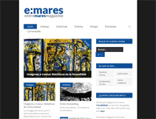 Tablet Screenshot of entremaresmagazine.com